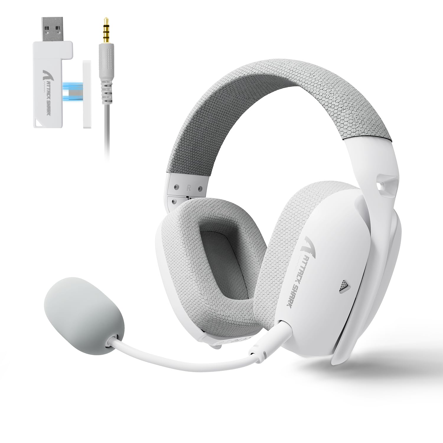 CASQUE ATTACK SHARK L80 PRO THRI-MODE WHITE CASQUE ATTACK SHARK L80 PRO THRI-MODE WHITE – Image 1