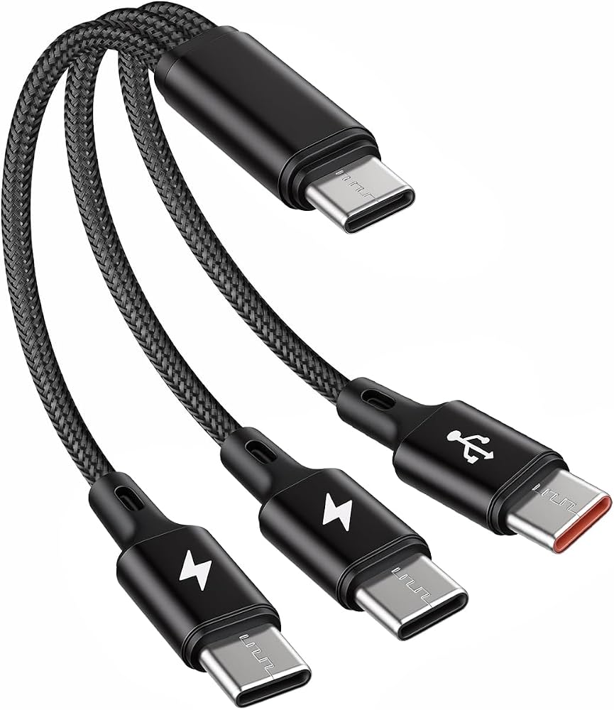 CABLE USB TO 3 TYPE C GFUZ 3IN1 CA220 CABLE USB TO 3 TYPE C GFUZ 3IN1 CA220 – Image 1