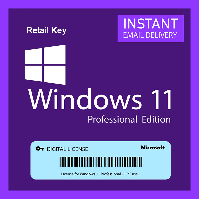 CLE ACTIVATION WINDOWS 11 Clé d'activation officielle Windows 11 (Lifetime/à vie) – Image 1