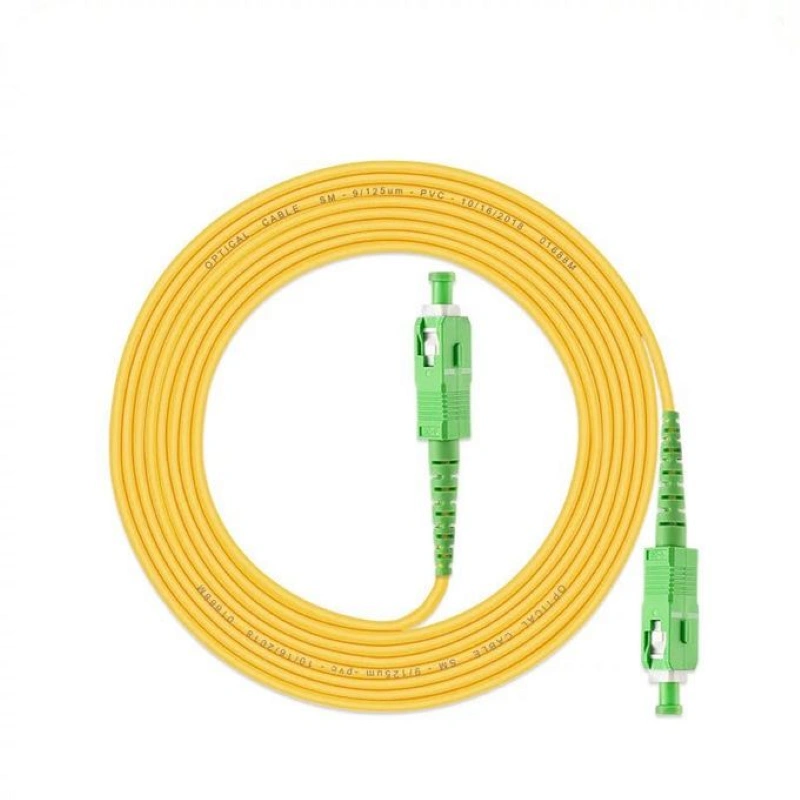 Cable-Fibre-Optique-Jaune-10M CABLE FIBRE 20M – Image 1