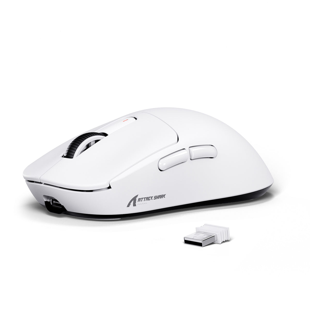 SOURIS ATTACK SHARK X3 WIRELESS BT5.4+2.4G+WIRED 49G WHITE SOURIS ATTACK SHARK X3 WIRELESS BT5.4+2.4G+WIRED 49G WHITE – Image 1