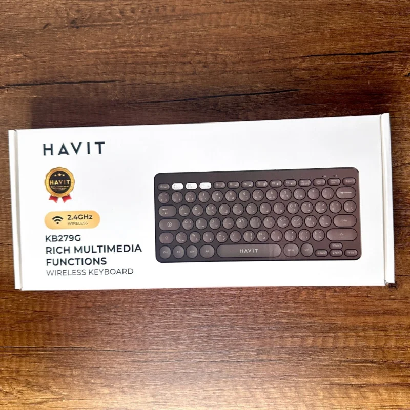 clavier-havit-sf-mini-kb279g-24g- CLAVIER HAVIT MINI SANS FIL HV-KB279G 2.4G – Image 1